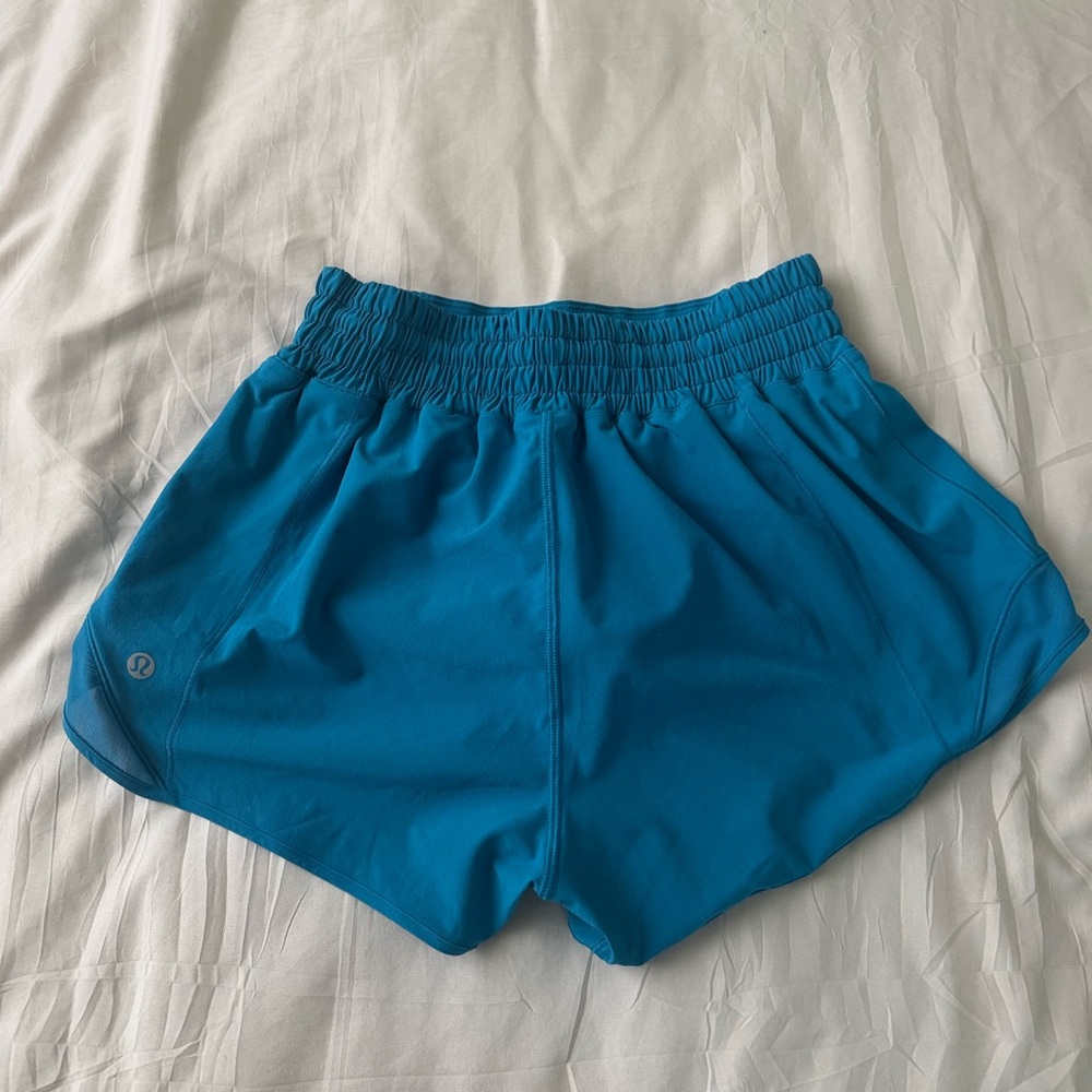 Lululemon Hawaii Blue Hotty Hot Shorts - Picture 2 of 3